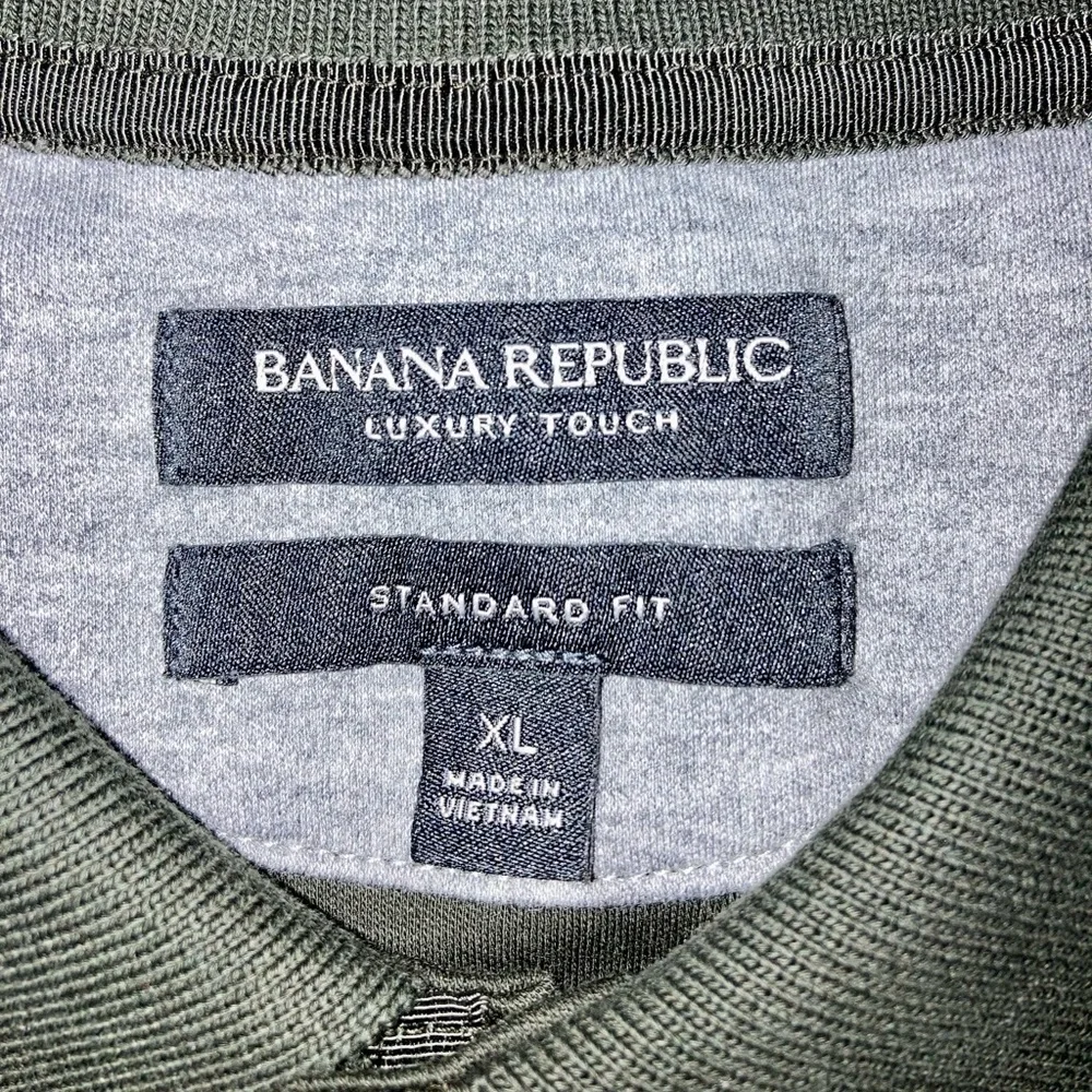 Banana Republic Luxury‎ Touch Standard Fit Men’s XL Black Polo